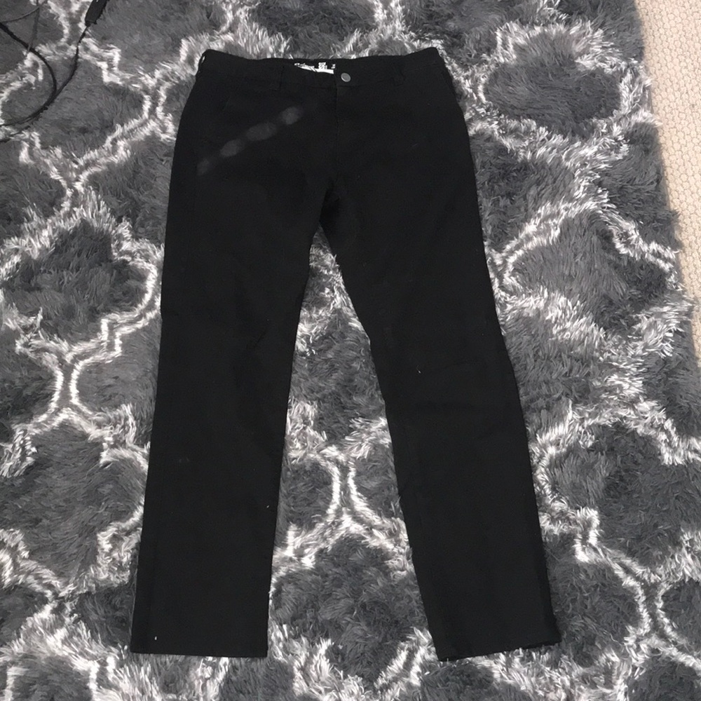 RSQ Slim Straight Black Pants
